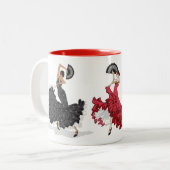 Flamenco Dancers Tasse (Vorderseite Links)