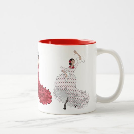 Flamenco Dancers Tasse (Rechts)