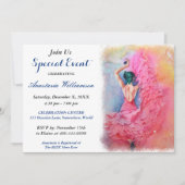 FLAMENCO DANCING PARTY EREIGNIS EINLADUNG (Vorderseite)