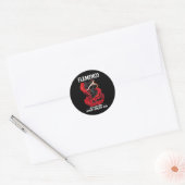 Flamenco Dancing Spanish Dancer Spanien Flamenco D Runder Aufkleber (Umschlag)