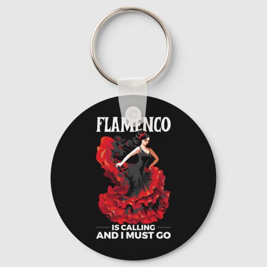 Flamenco Dancing Spanish Dancer Spanien Flamenco D Schlüsselanhänger (Vorderseite)