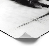 Flamenco-DDuo Abstraktes Poster (Ecke)
