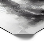 Flamenco-DDuo Abstraktes Poster (Ecke)