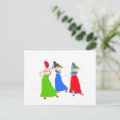 Flamenco Einladungspostkarte (Stehend Vorderseite)