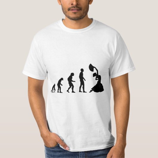 Flamenco Evolution Dance Spain Espana Men And Wome T-Shirt (Vorderseite)