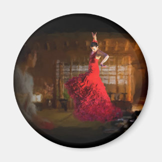 Flamenco feuert ein Teehaus in Tokio, Japan Magnet