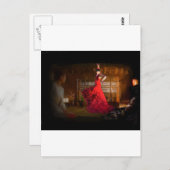 Flamenco feuert ein Teehaus in Tokio, Japan Postkarte (Vorne/Hinten)