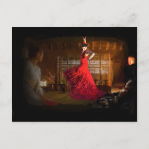 Flamenco feuert ein Teehaus in Tokio, Japan Postkarte