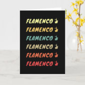 Flamenco Flamenco Flamenco... Karte (Gelbe Blume)