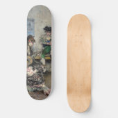 Flamenco-Gitarrenspielerin (spanische Gitarrist) Skateboard (Vorderseite)