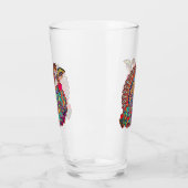 Flamenco-Glas-Cup Glas (Links)