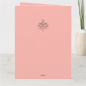 Flamenco - Grußkarte Karte (Rückseite)