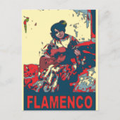 Flamenco Guitar Postkarte (Vorderseite)