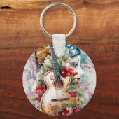 Flamenco Guitar Schlüsselanhänger (Vorderseite)
