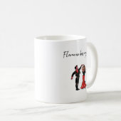 Flamenco hat mein Herz Kaffeetasse (VorderseiteRechts)