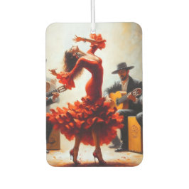 Flamenco High Fashion Latina Dancer Lateinisch Spa Autolufterfrischer