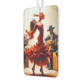 Flamenco High Fashion Latina Dancer Lateinisch Spa Autolufterfrischer (Links)