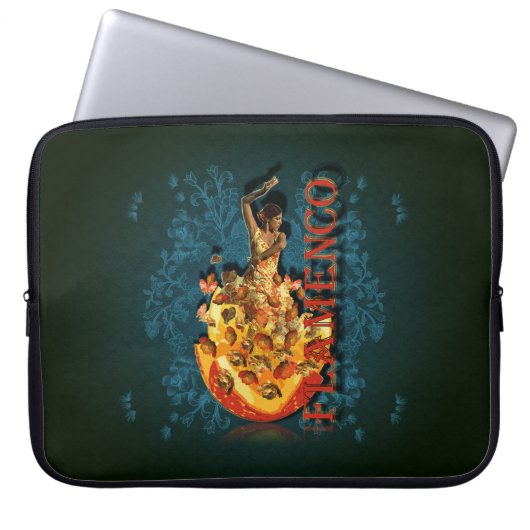 Flamenco II - Laptop-Sieb Laptopschutzhülle (Vorderseite)