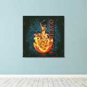 Flamenco II - Wrapped Canvas Leinwanddruck (Insitu (Holzboden))