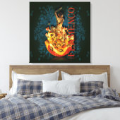 Flamenco II - Wrapped Canvas Leinwanddruck (Insitu (Schlafzimmer))