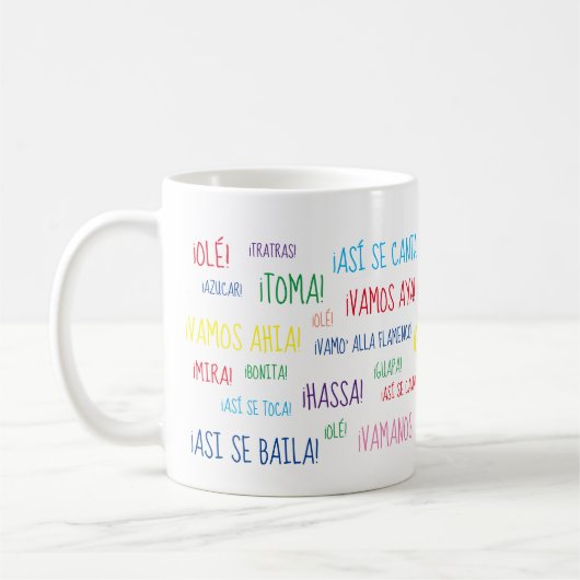 Flamenco Jaleo Tasse (Links)