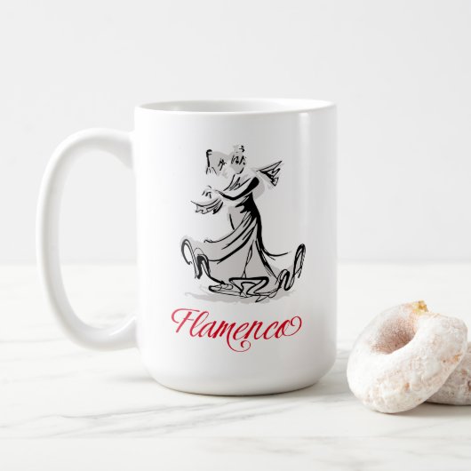 Flamenco Kaffeetasse (Mit Donut)
