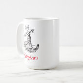 Flamenco Kaffeetasse (Vorderseite Links)