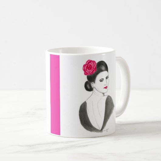 Flamenco  kaffeetasse (VorderseiteRechts)
