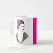 Flamenco kaffeetasse (Vorderseite Links)