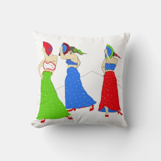 Flamenco Kissen (Vorderseite)