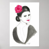 Flamenco lady poster (Vorne)