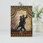 Flamenco Latin Dance Einladung (Stehend Vorderseite)