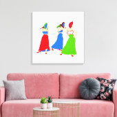 Flamenco Leinwanddruck (Insitu (Wohnzimmer))