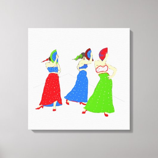 Flamenco Leinwanddruck (Vorderseite)