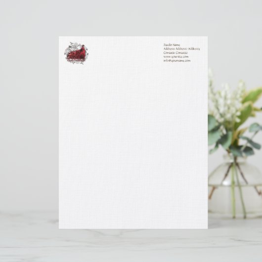 Flamenco - Letterhead Briefbogen (Stehend Vorderseite)