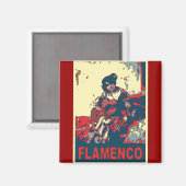 Flamenco Magnet (Vorderseite/Rückseite)