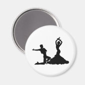 Flamenco Magnet (Vorderseite/Rückseite)