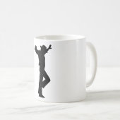 Flamenco Malcantone Schwarz Kaffeetasse (VorderseiteRechts)