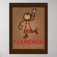 FLAMENCO-Plakat (englische Fassung)
