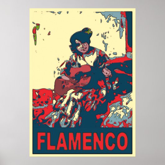 Flamenco Poster (Vorne)
