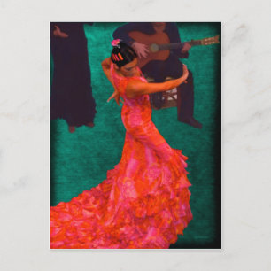 Flamenco Postkarte