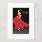 Flamenco Postkarte (Vorderseite)