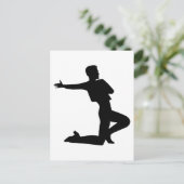 Flamenco Postkarte (Stehend Vorderseite)