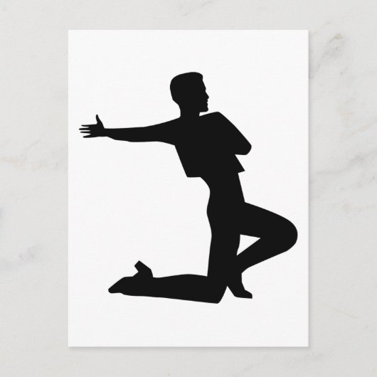 Flamenco Postkarte (Vorderseite)