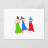 Flamenco Postkarte (Vorderseite)