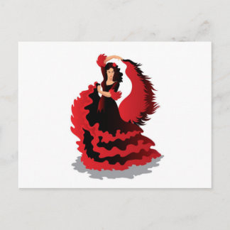 Flamenco Postkarte