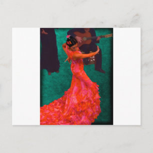 Flamenco Postkarte