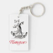 Flamenco Schlüsselanhänger (Rückseite)