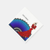 Flamenco Serviette (Ecke)