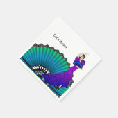 Flamenco Serviette (Ecke)